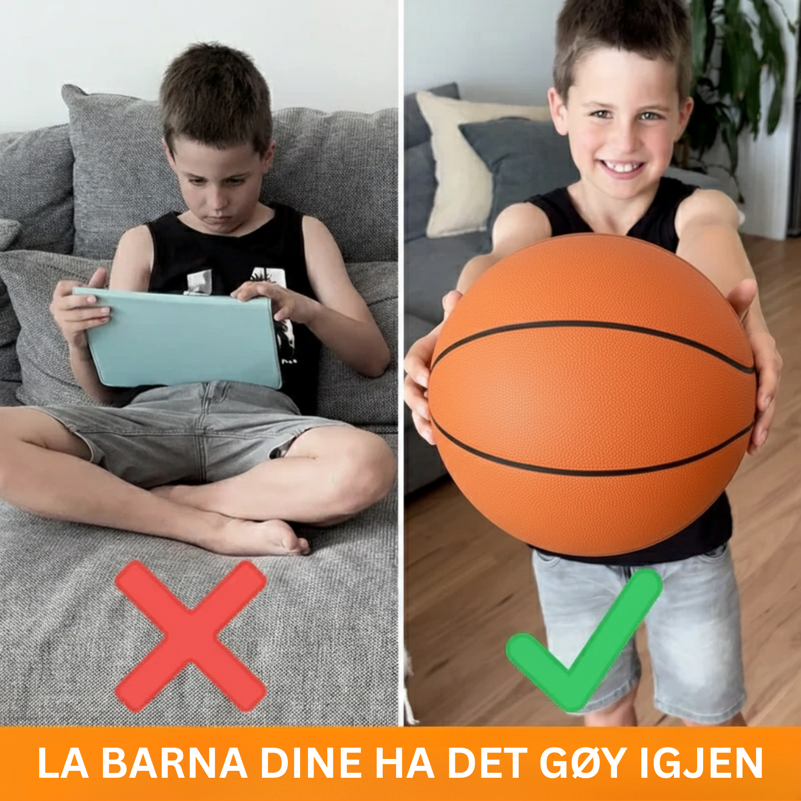 Luftfri basketball