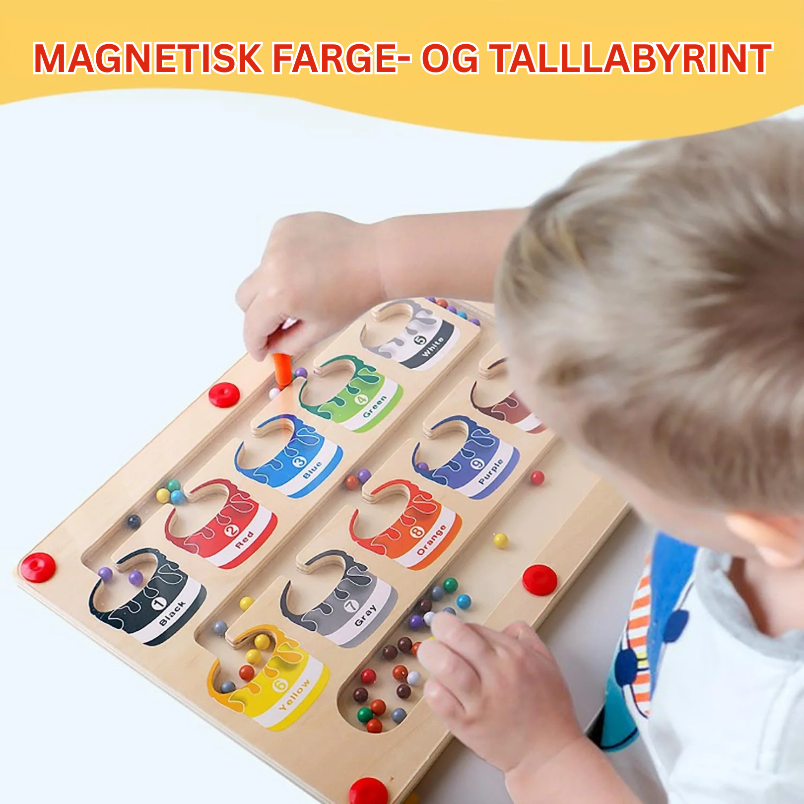 Magnetisk fargelabyrint