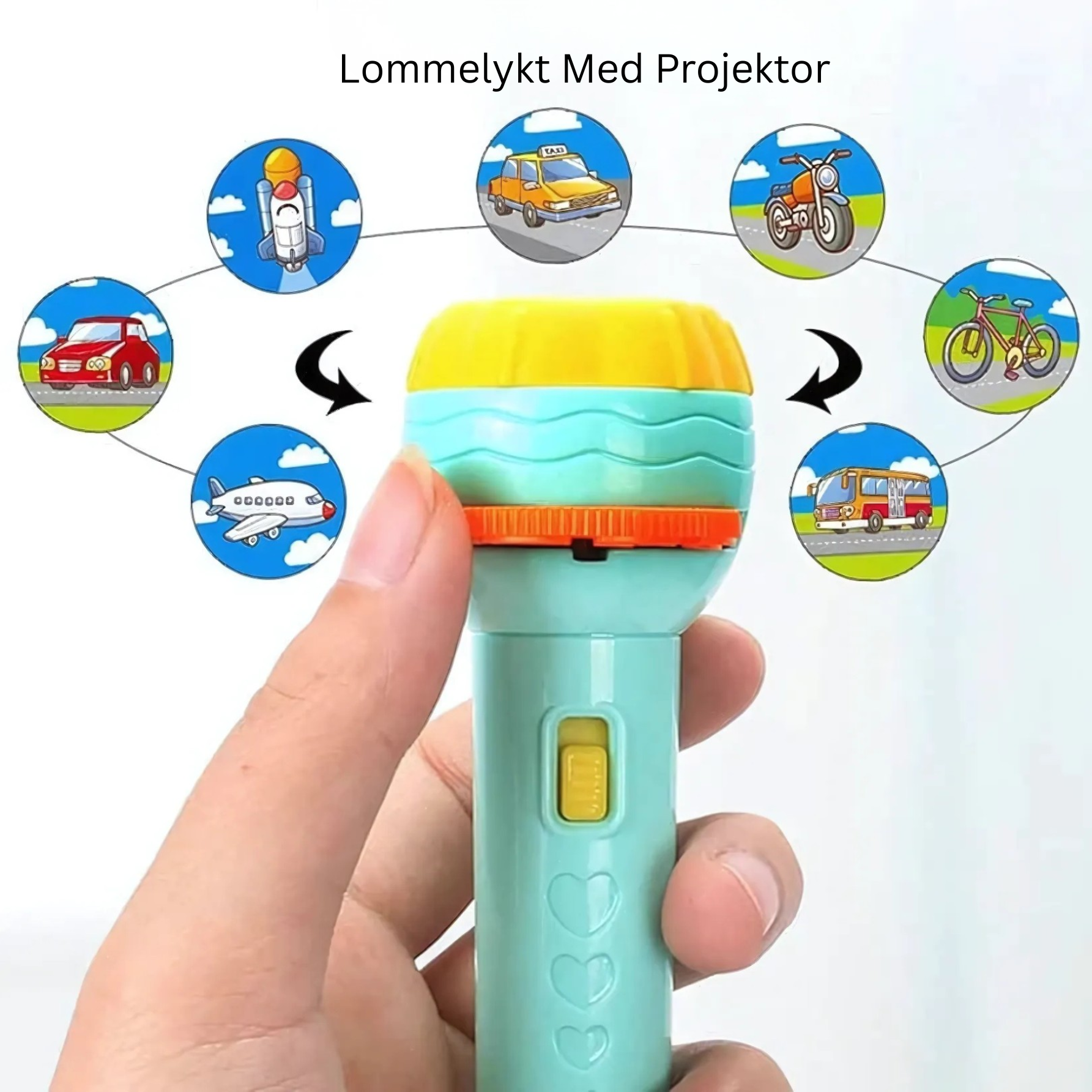 Lommelykt Med Projektor